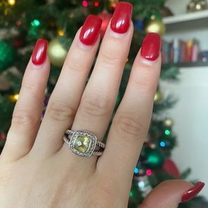 David Yurman Lemon Citrine Petite Albion  Ring